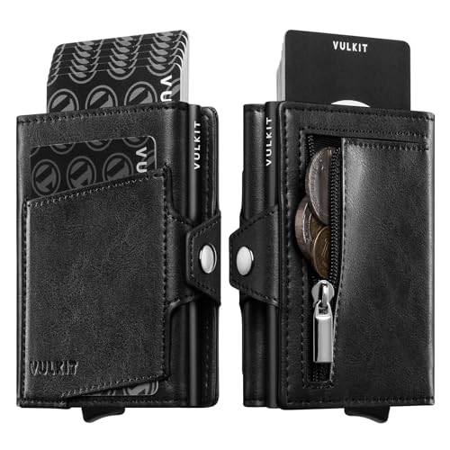 VULKIT Porta carte pop up, nero