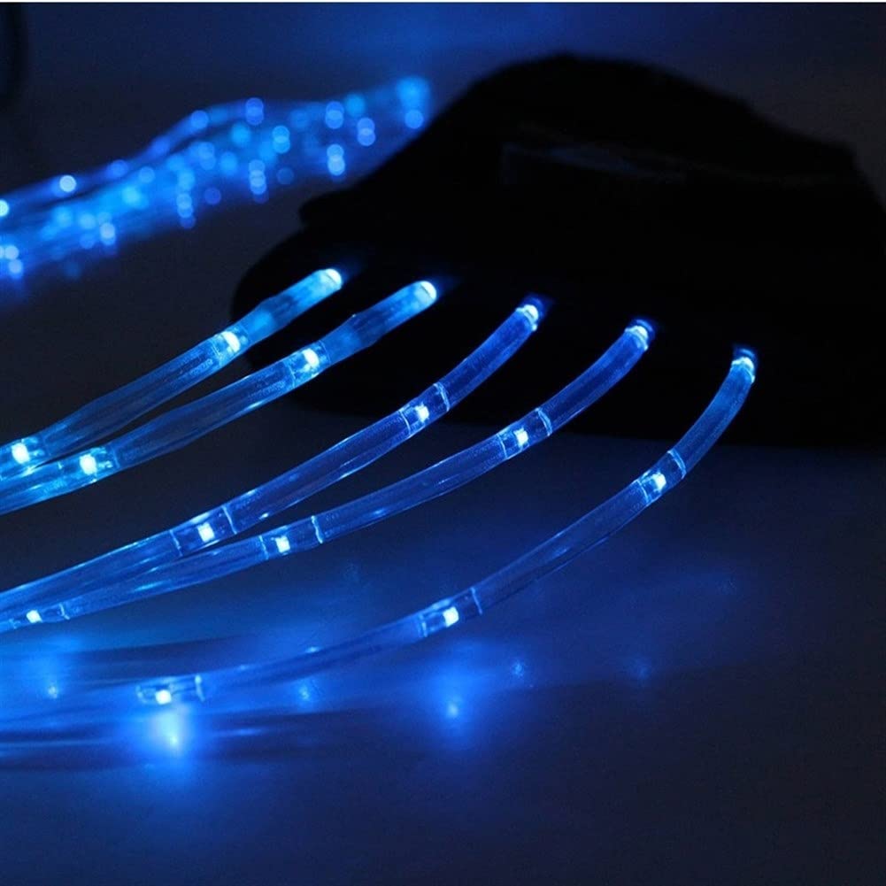 Lumières LED rechargeables par USB - Décoration de queue de cheval - Tubes lumineux pour cheval - Pour l'équitation (100 cm - bleu)