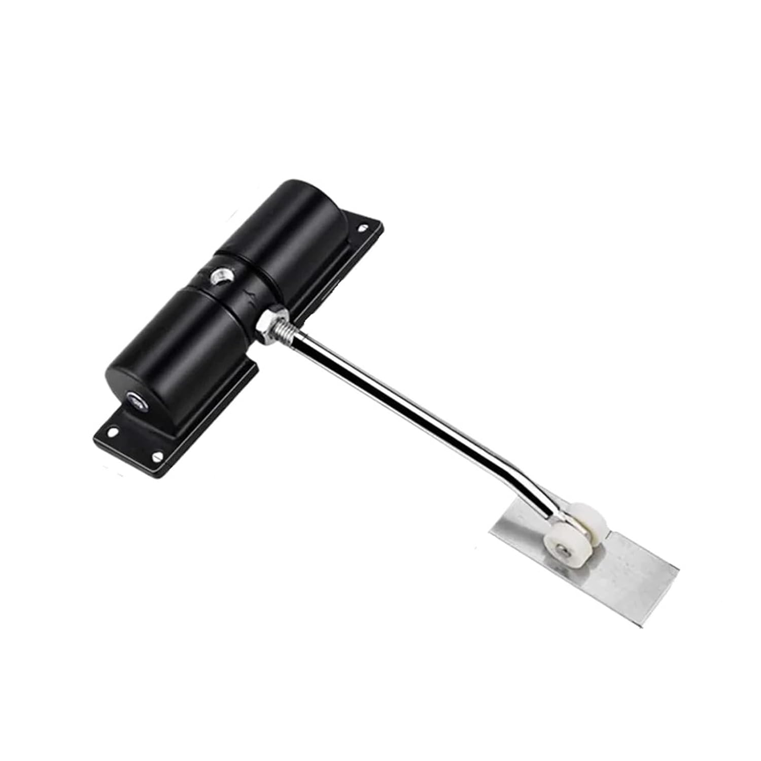 Automatic Adjustable Light zinc Alloy Spring Door Closer(Black)