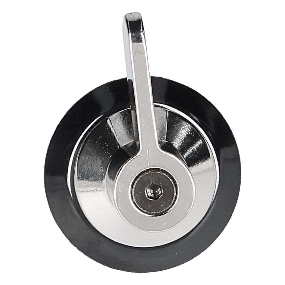 MANOPOLA MODERNA TRASPARENTE SILVER PER FORNO - Foto 12