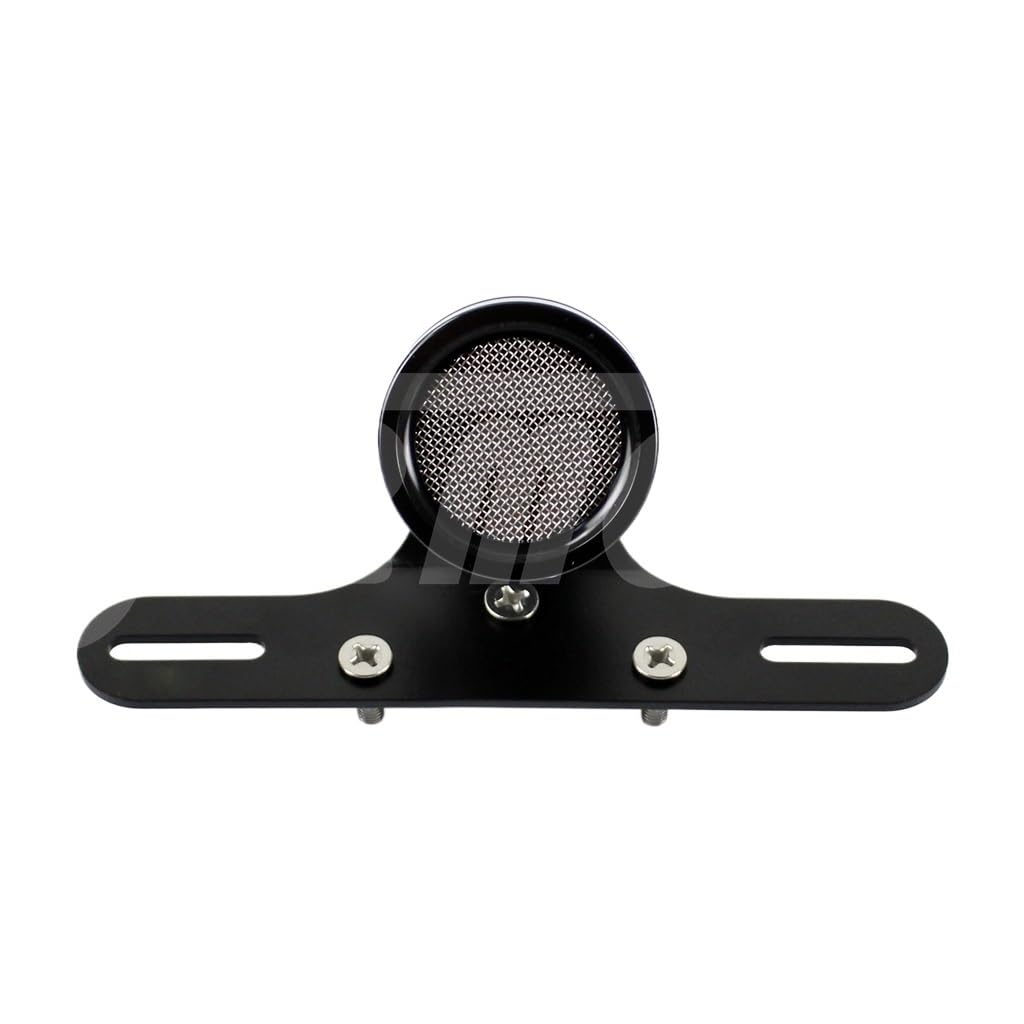 Fanale Posteriore Moto Stop Luce Motocicletta In Ottone Per Fanale Posteriore A LED Personalizzato Per Cafe Per Scrambler Griglia A Maglie Lampada Stop Freno Con Luce Targa