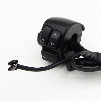 Control Switches Handlebar Wire Harness Horn Turn Signals Light On/Off Switch for Harley 1996-2012