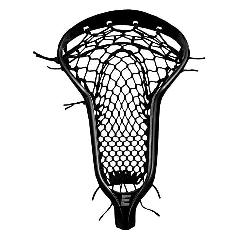 Epoch 3D Elite Women's Lacrosse Head Strung Mesh, Black/Black Cover