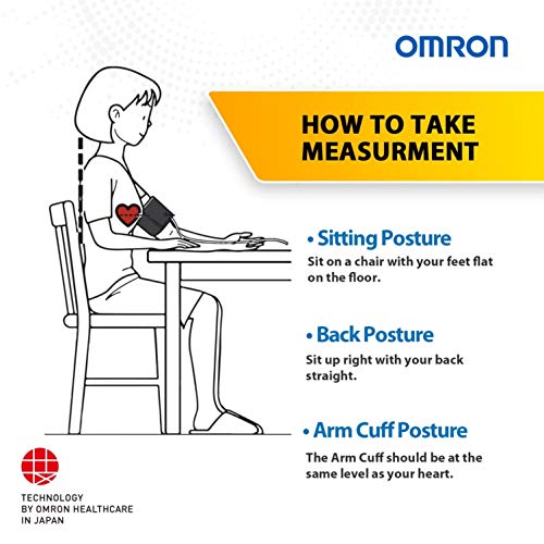 Image of Omron HEM 7130L Fully Automatic Digital Blood Pressure Monitor With Large Cuff, Intellisense Technology & Cuff Wrapping Guide For Most Accurate Measurement
