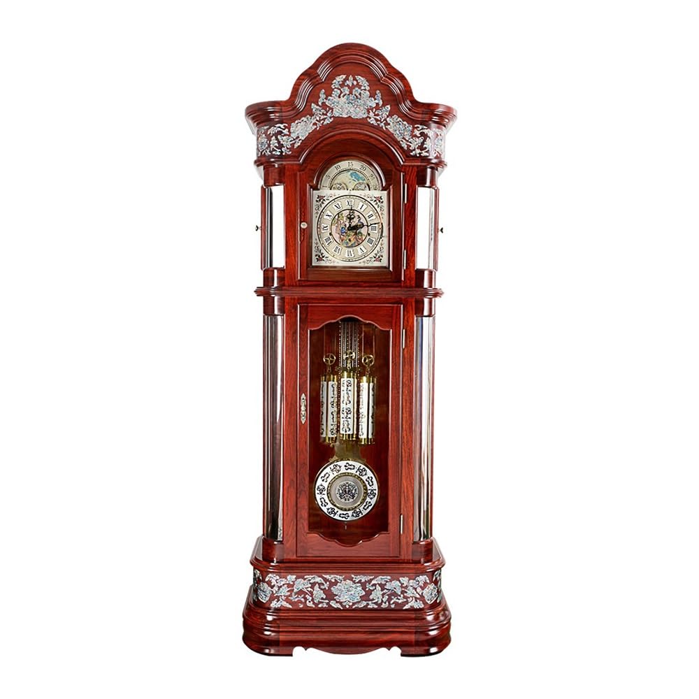 XYJIAOU2026 Grandfather Clock European-Style Floor Clock Villa Decoration