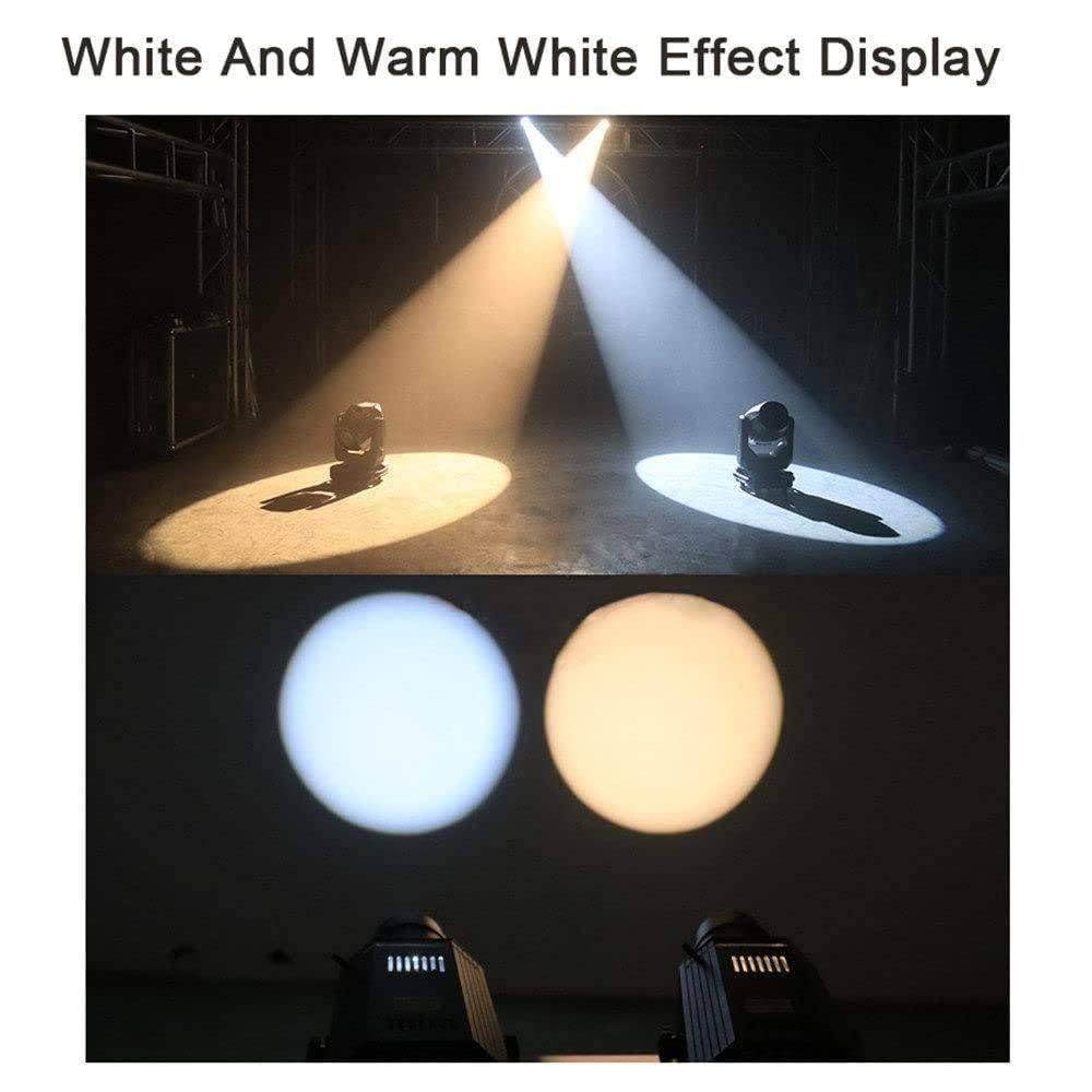 Foco de Seguimiento LED para Escenario, Foco Zoom para Escenario, Control DMX512/manual, Apertura Ajustable, para Empresas, teatros, subastas y escenarios. Color Blanco.