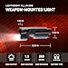 Streamlight 69601 TL-Racker 1,000 Lumen 20,000-Candela Tactical Integrated Forend Weapon Light with Ambidextrous Controls for Remington 870 Only with Non-Rechargeable Batteries, Black