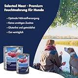 DR.CLAUDER'S - Selected Meat Prebiotic | Nassfutter in Lebensmittelqualität mit Inulin für eine gesunde Verdauung von ausgewachsenen Hunden. Alleinfutter in der Dose | 800g Geflügelherzen