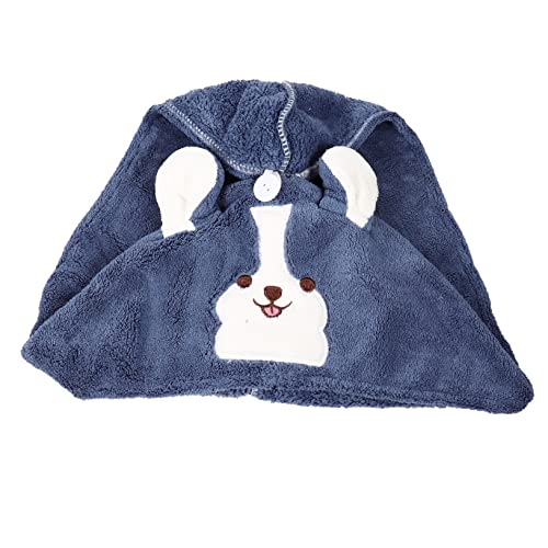 Balacoo 2 Pçs Desenhos Animados Touca De Cabelo Seco Chapéu De Secagem De Banho Absorvente Touca De