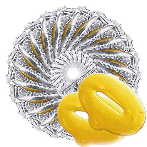 20 Pack Crystal 24K Gold Bio Collagen Lip Mask For Remove Lines, Moisturizing, Anti-Wrinkle, Anti-Aging, Nourishing & Hydrating Lips