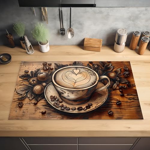 KitchenYeah© Herdabdeckplatte Einteilig Küche Herdabdeckung Induktionsfeld – Ansicht 2