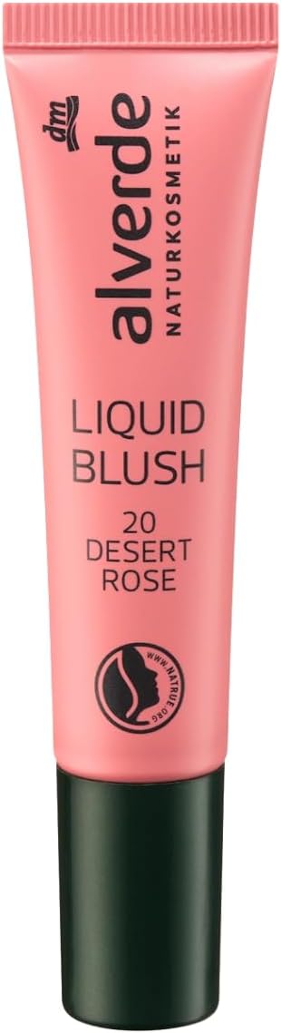 alverde Natural Cosmetics Blush Liquid Blush 20 Desert Rose, 15 ml