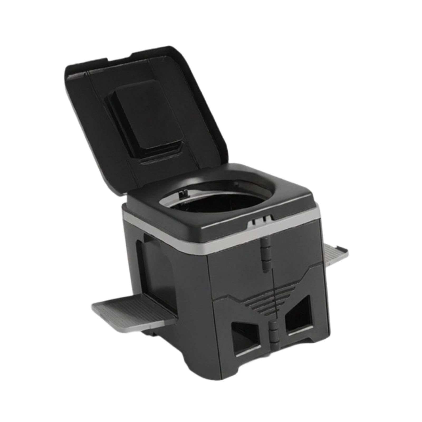 Inodoro Portátil Plegable para Adultos Niños Taburete Sanitario de Viaje Compacto Asiento Ergonómico de Material PP Fácil Limpieza Adecuado para