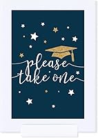 Vista 18 de Andaz Press Colección de fiesta de graduación azul marino y dorado, banderín colgante personalizado con cuerda, graduación de Madison, 5 pies, 1