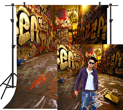Ouyida Graffiti Space 10X10Ft Seamless Pictorial Cloth Customized Photography Backdrop Background Studio Prop Ta25 #TOP5