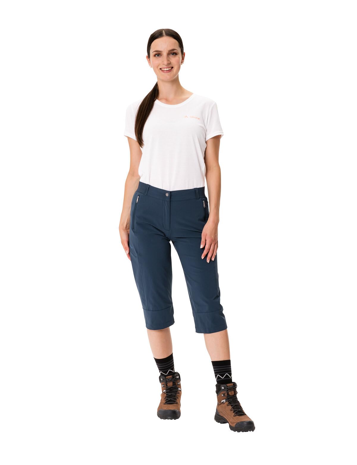 VAUDE Pantalones Farley Stretch Capri III para Mujer