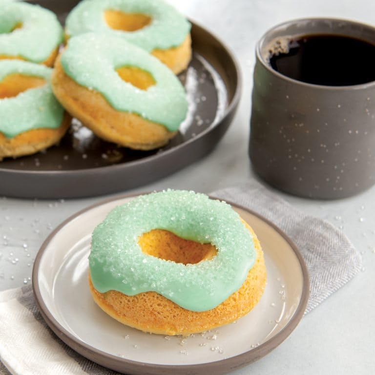 Moule à beignets 6 cavités Nordic Ware moule donut bleu pour four