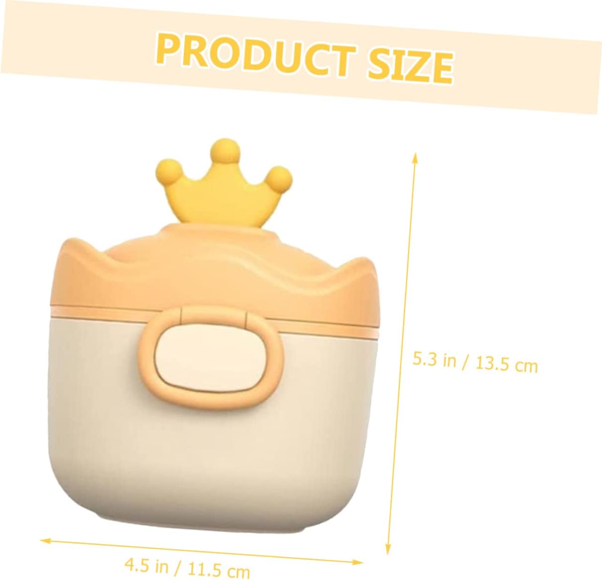 UPKOCH Portable Baby Formula Dispenser Container Scoop Travel-Friendly Milk Powder Storage Box Airtight Seal for-the-Go Feeding for Infants and Toddlers