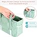 IGNPION Canvas Bettkasten Betttaschen Körbe Hängend Verstellbares Band Schlafsaal Bett Organizer Caddy Mehrzweck-Hängetasche (Grün)