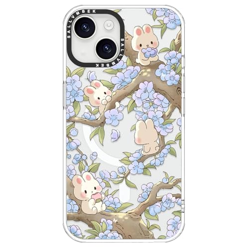 Cute Rabbits Print MagSafe iPhone Case