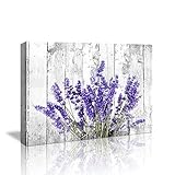 Bedroom Wall Decor Modern Artwork Purple Lavender Canvas Wall Art Paintings 12'x16'Style Lavender...