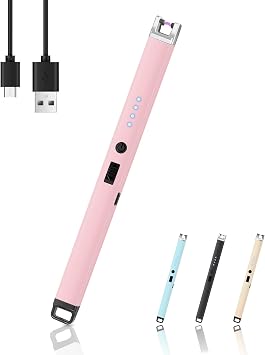 Candle Lighter, Windproof Plasma Arc Rechargeable Electric Lighter