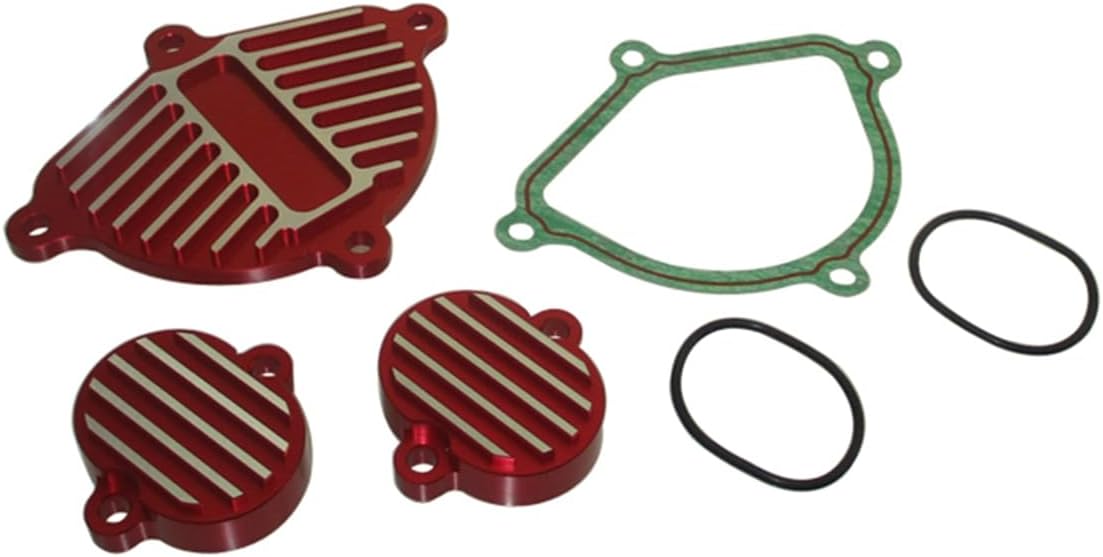 Engine Cam Tappet Cover Valve Cap Dress Up Kit For YX 150cc 1P60FMJ YX160cc 1P60FMK Motor Pit Dirt Bike (Red)