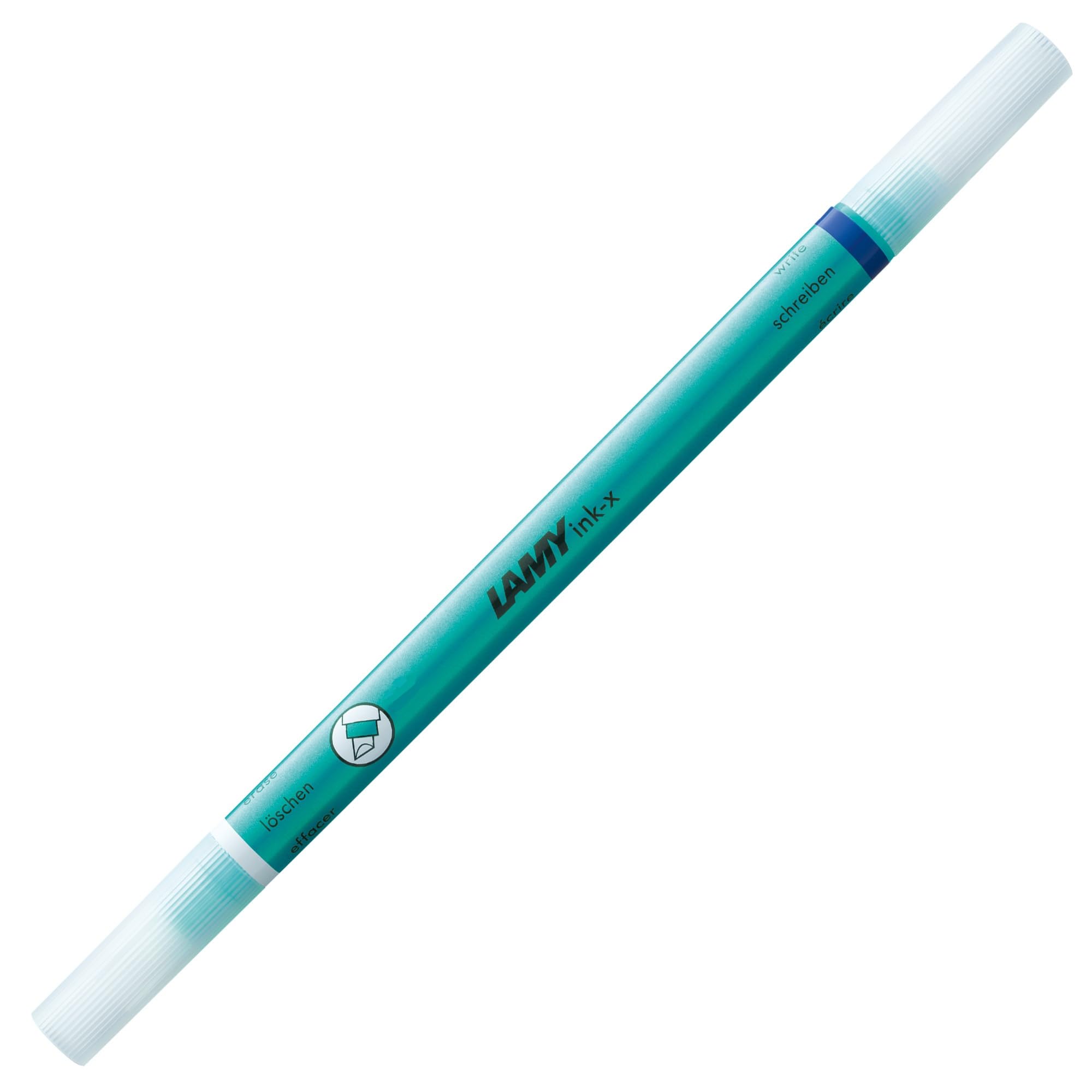 LAMY Ink-X Ink Eradicator Pen Blue Ink Fine Tip Pack of 2 Correction Turmaline