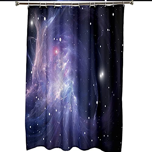 Rideau de douche nébuleuse polyester pour une ambiance relaxation sous la douche