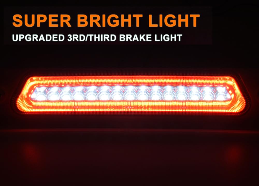 LED 3rd Brake Light & Cargo Lamp For 2009-2014 Ford F-150 – Smoke Lens, Black Housing