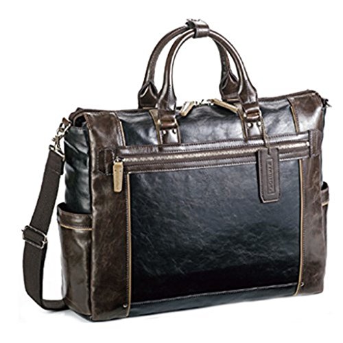 [アンティーク調 多機能] ビジネスバッグ 3WAY ブリーフケース A4 縦収納 B4 ショルダーバッグ 軽量 リュック メンズ 機能性 バッグ