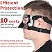 QianCheng Nose Guard Face Shield for Men and Women, LX Black with Silicone Padding Portable Bag