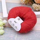 ✿~ 25.0g por cada madeja, la aguja sugerida es 2.0mm.