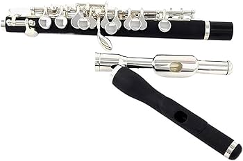 Amazon | フルート楽器 ピッコロ Cキー ハーフサイズフルート 銀メッキ