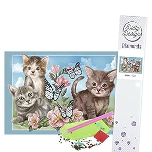 Dotty Designs DDD1014 Diamanten Schilderij, Katten