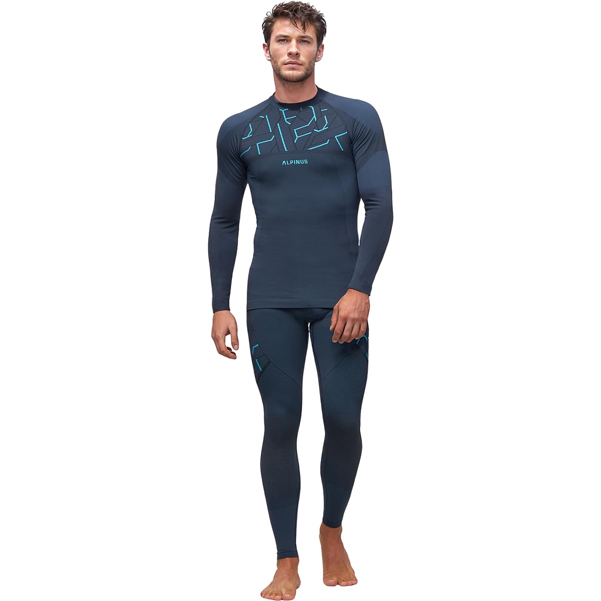 Alpinus - Thermounterwäsche Herren Tactical Gausdal, Funktionsunterwäsche | Schnelltrocknend, Thermo Unterwäsche mit Belüftungszonen, Thermowäsche, Funktionswäsche, Thermal Underwear