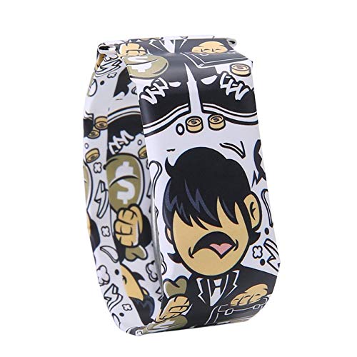 Preisvergleich Produktbild Kreative Papieruhr LED wasserdichte und verschleißfeste elektronische Uhr Student Watch - Colourful