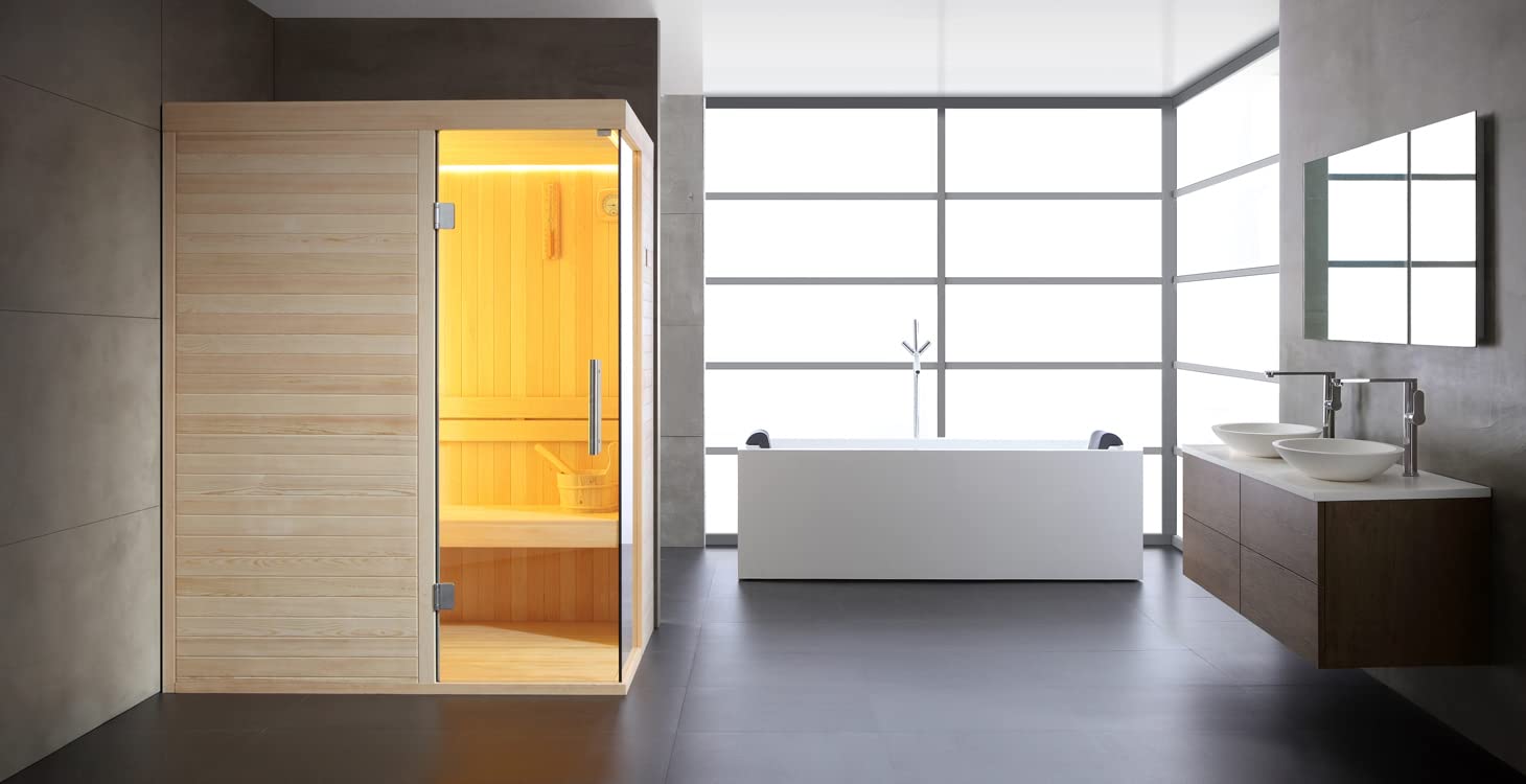 AWT AQART WATER TECHNOLOGY KOS Sauna 1811XL Pinienholz/200x200/ohne Ofen