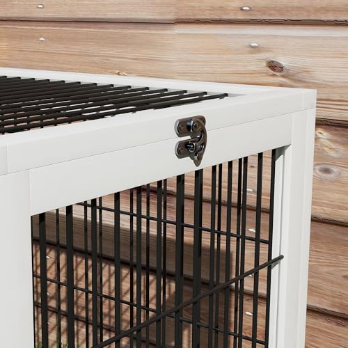 Pawhut USD51-122CG0131 2 Levels Outdoor Rabbit Hutch thumb #7