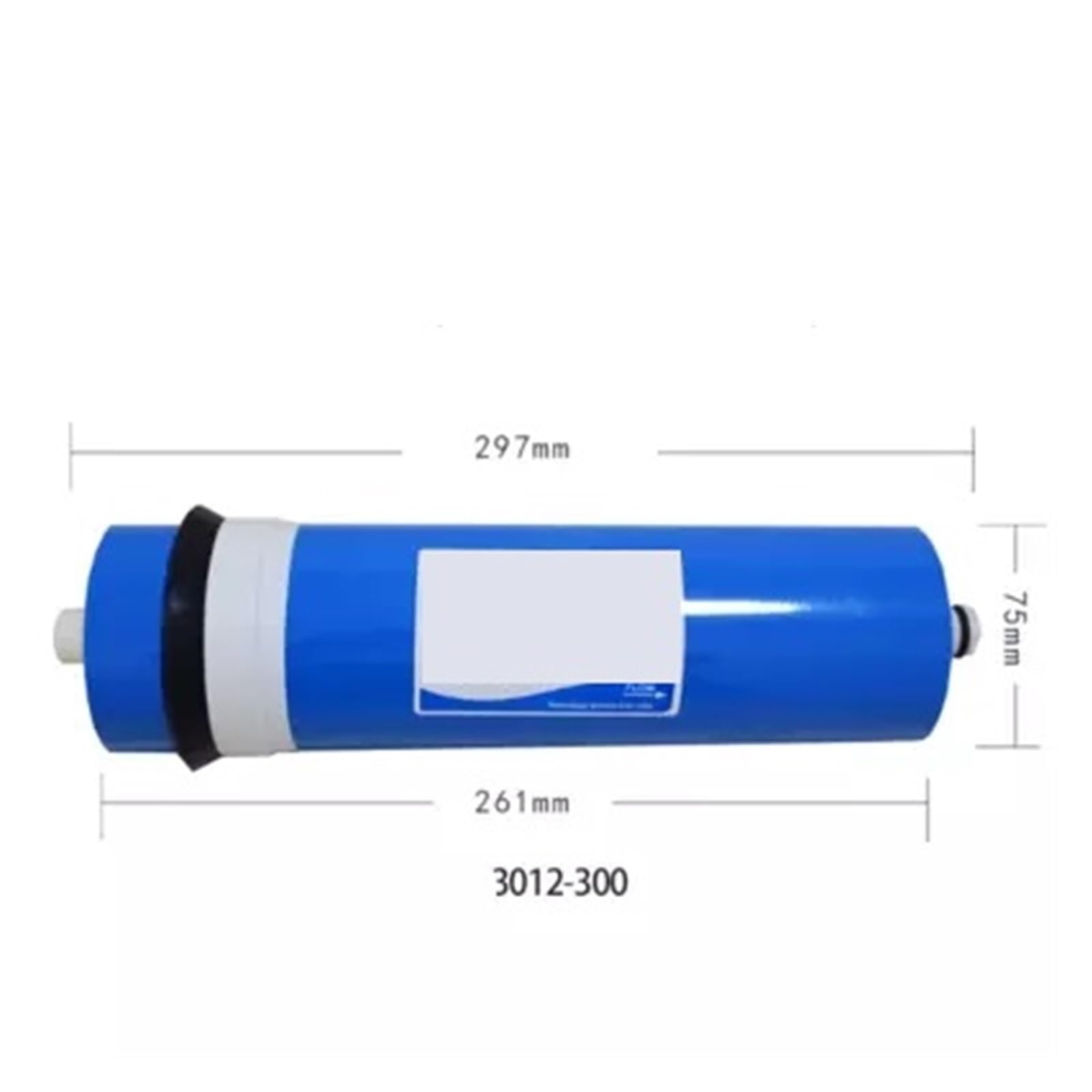 2 szt. Filtr odwróconej osmozy 300 Gpd do filtrów membranowych 3012-300G Wkłady do filtrów systemu RO Wymiana pod zlewem