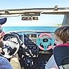 DBREAKS Juguetes de Volante para niños, Volante de Juguete con Luces Música, Copiloto Volante Niños Juguete Volante de simulación, conducción Juguetes educativos (Rosa) #1