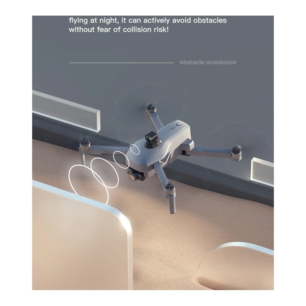 LUXWALLET EvoFly ² Dodge - 45 km/h - 4K GPS Drone - 4KM - Unikanie przeszkód - 5Ghz WiFi - Gimbal 3-osiowa kamera - Micro SD - Professional