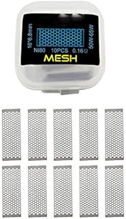 10PCS A1 Mesh Vape Coil Ni80 SS316L 0.18 0.13 ohm for Profile Unity RTA DIY Vape Tank Replacement Coils (Ni80 0.16ohm)