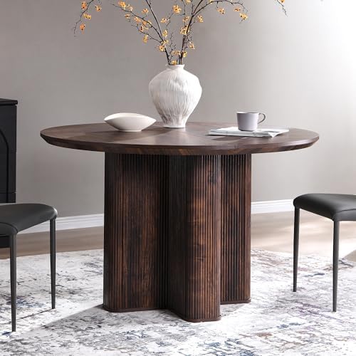 T4TREAM 47" Fluted Round Dining Table ...