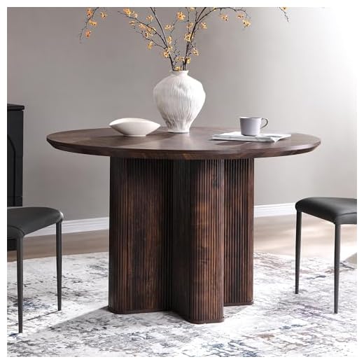 Mid-Century Modern Dining Table for 4-6