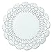 Hoffmaster 500238 10" White Round Cambridge Lace Doily (Case of 1,000)