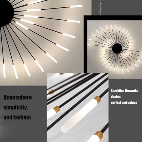 Plafonnier LED moderne réglable contre le manque de lumière