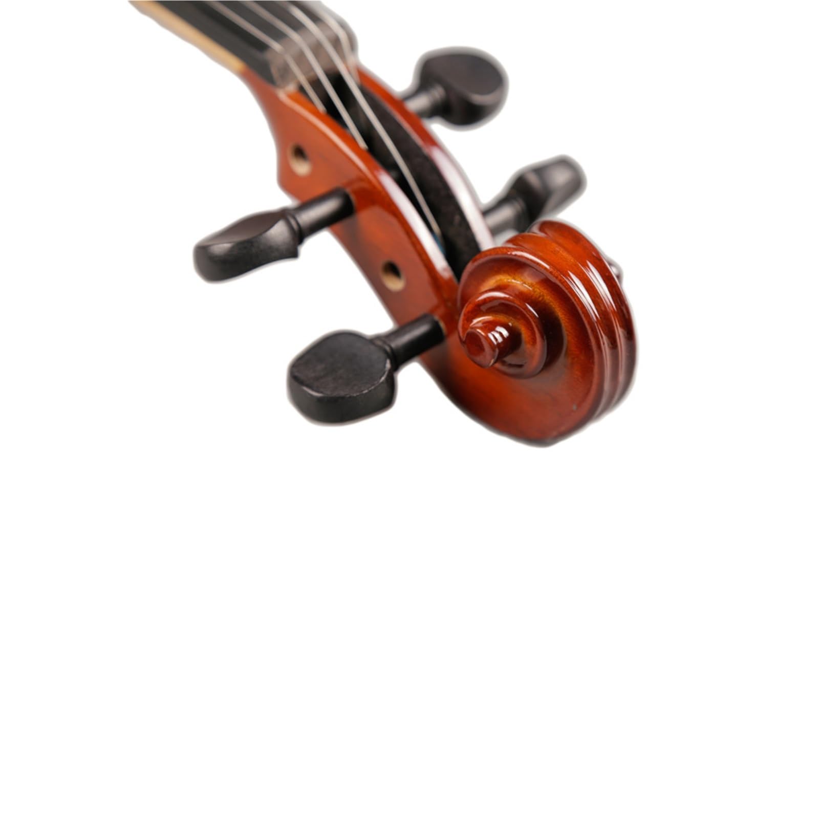 Violino Set Strumento Per Violino Per Principianti Lucido In Legno Massello In Diverse Dimensioni 4/4 3/4 1/2 1/4 1/8 1/10 1/16(3/4)