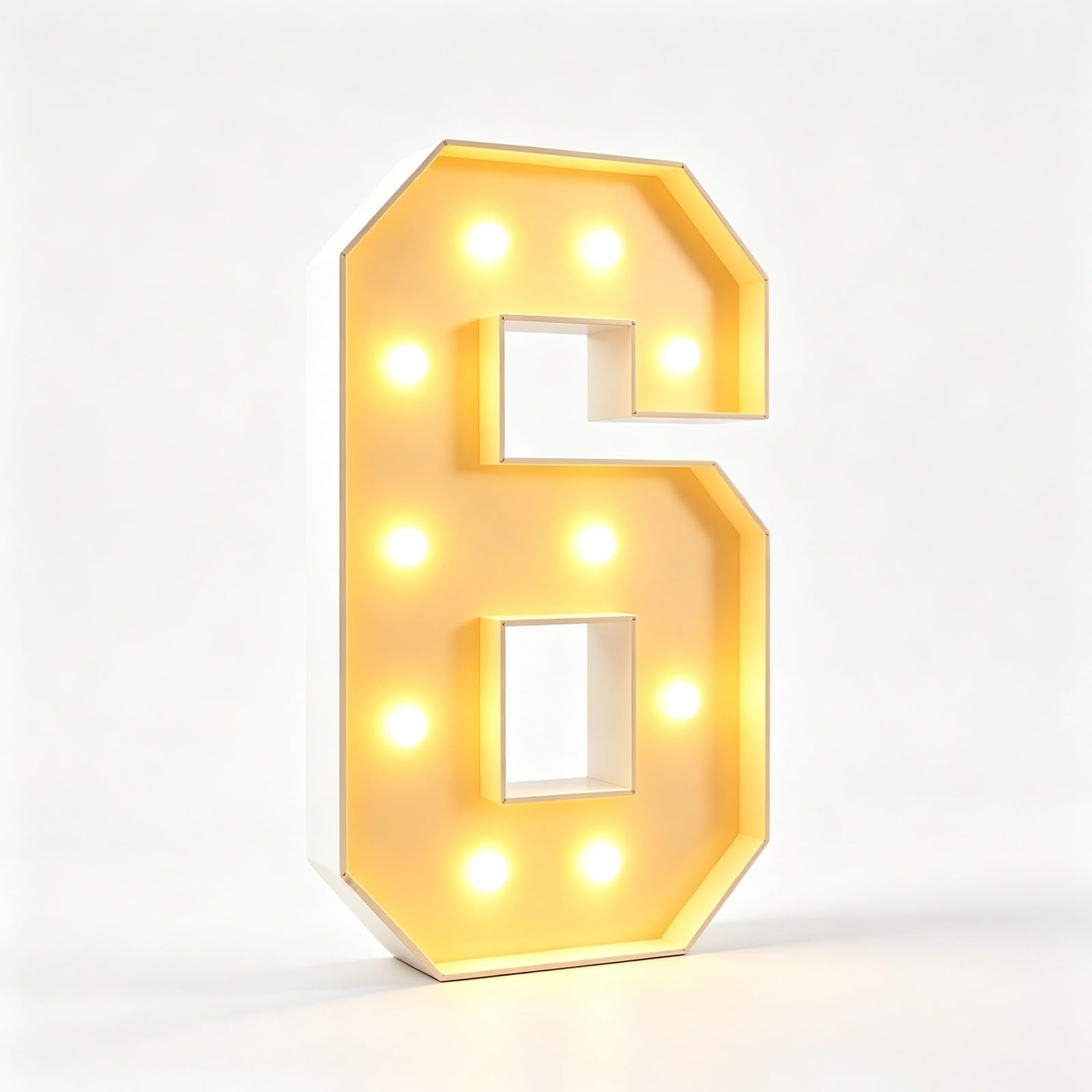 4FT Marquee Letters LED Light Up Letter(Number 6)