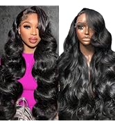 Xagujpo 26 Inch 13x6 Lace Front Wigs Human Hair Pre Plucked 250 Density 13x6 HD Body Wave Lace Fr...